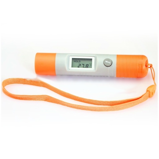 Infrared pen size thermometer